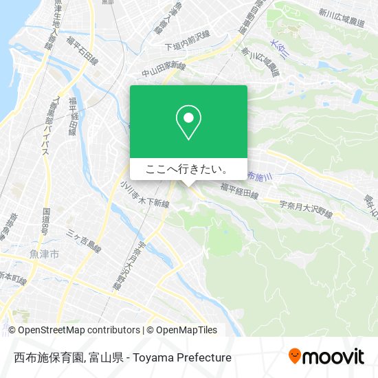 西布施保育園地図