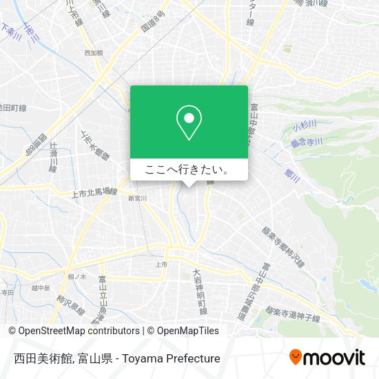 西田美術館地図