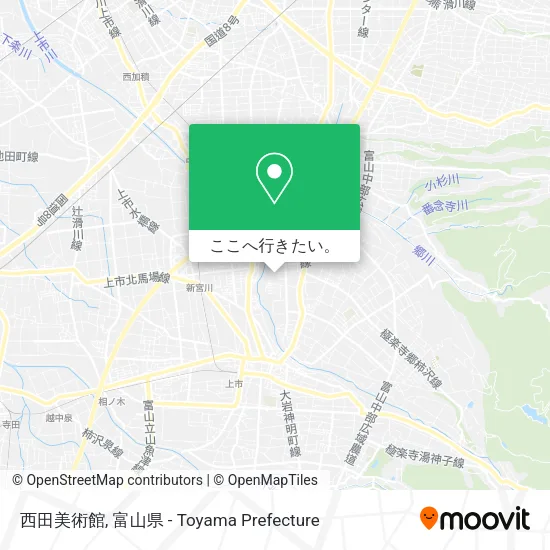 西田美術館地図