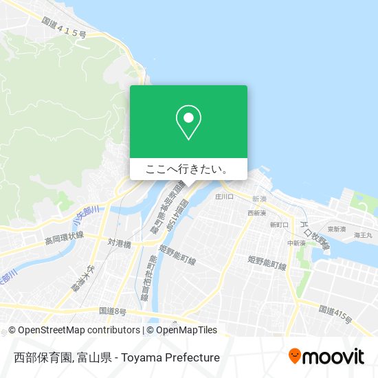 西部保育園地図