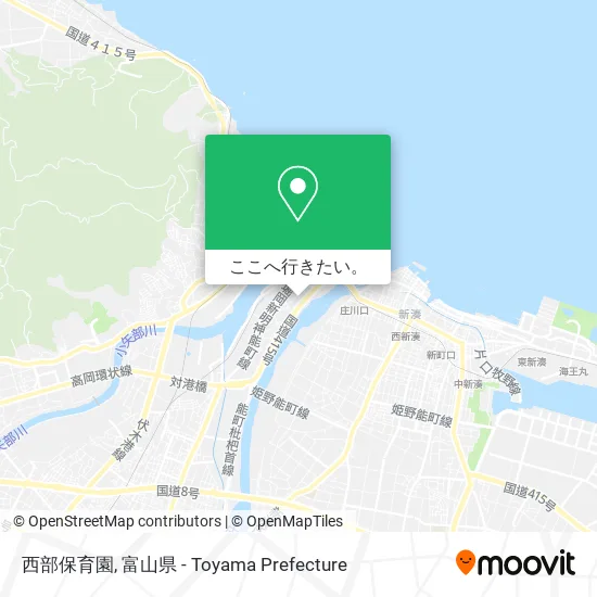 西部保育園地図