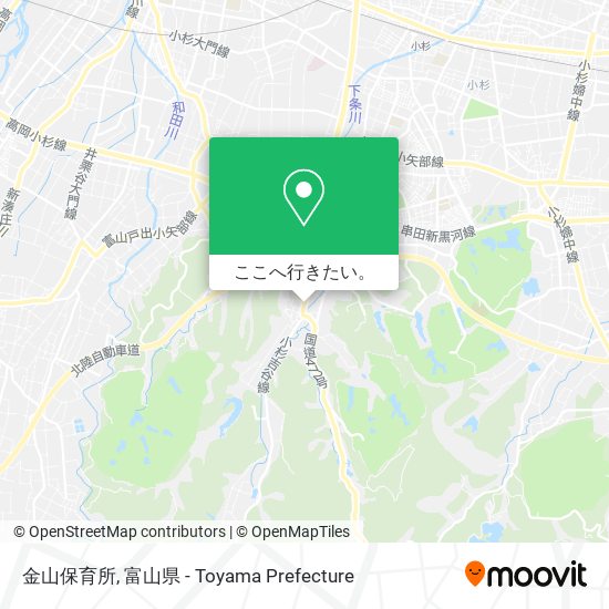 金山保育所地図