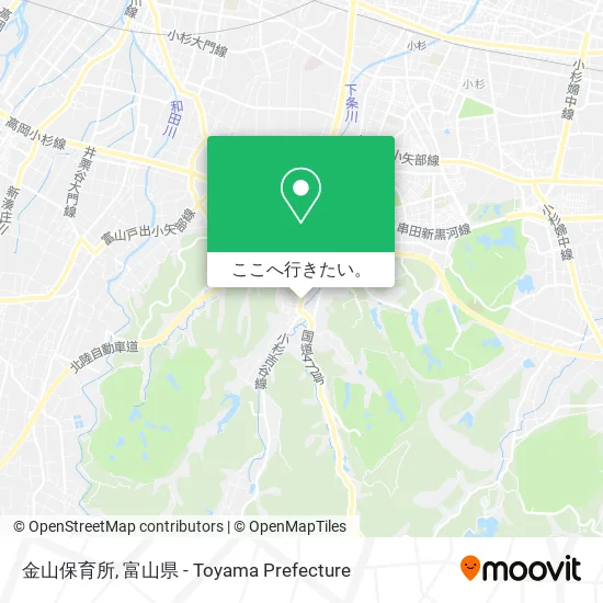 金山保育所地図