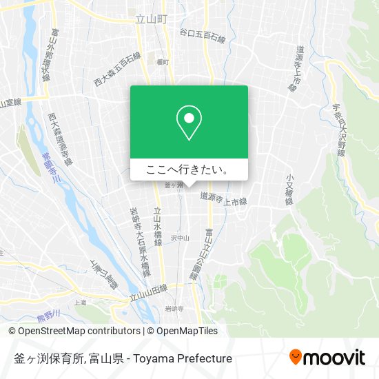 釜ヶ渕保育所地図