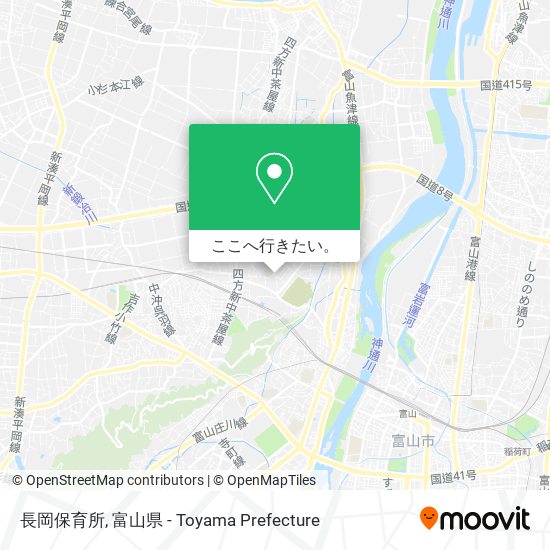 長岡保育所地図