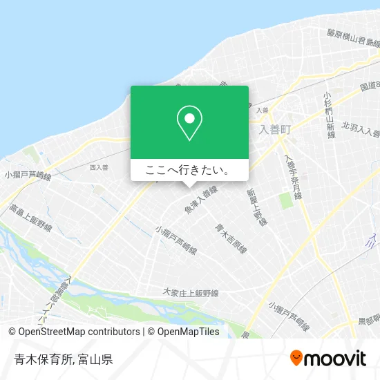 青木保育所地図