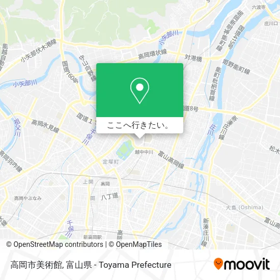 高岡市美術館地図