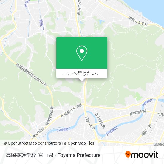 高岡養護学校地図