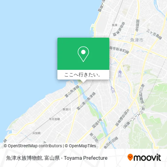 魚津水族博物館地図