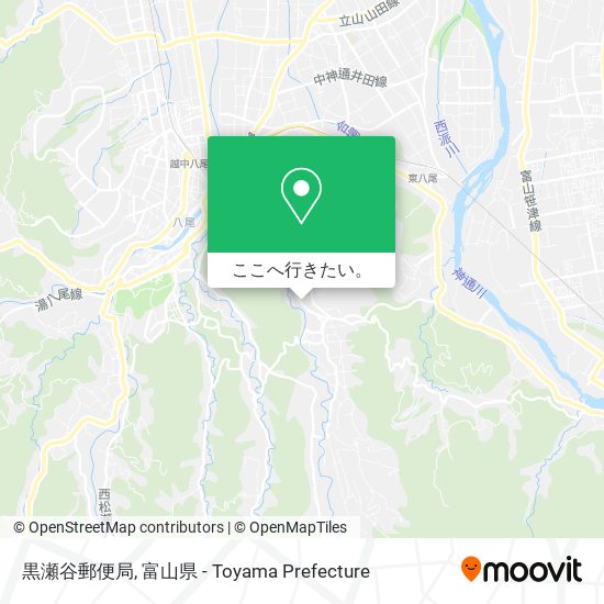 黒瀬谷郵便局地図
