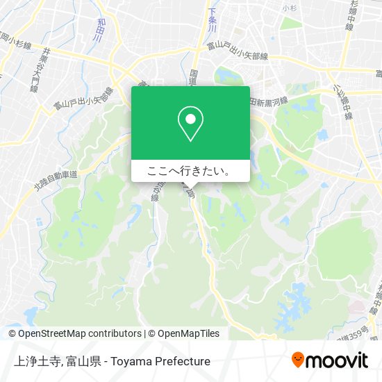 上浄土寺地図