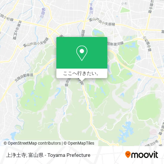 上浄土寺地図