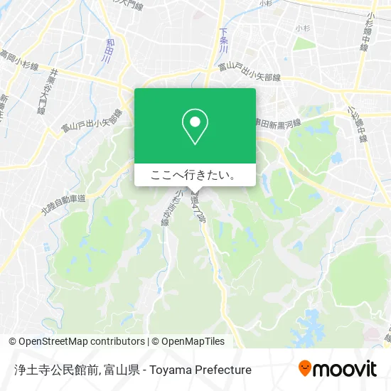 浄土寺公民館前地図