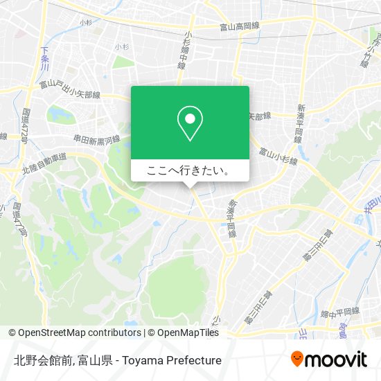 北野会館前地図