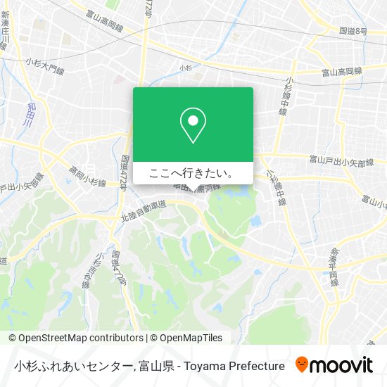 小杉ふれあいセンター地図