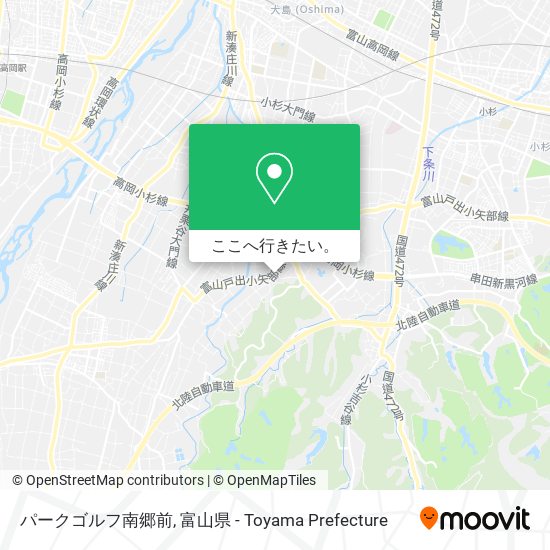 パークゴルフ南郷前地図