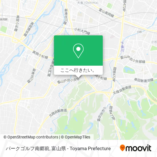 パークゴルフ南郷前地図