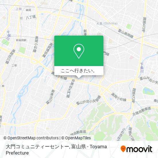 大門コミュニティーセントー地図