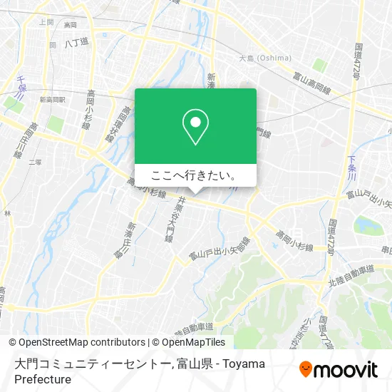 大門コミュニティーセントー地図