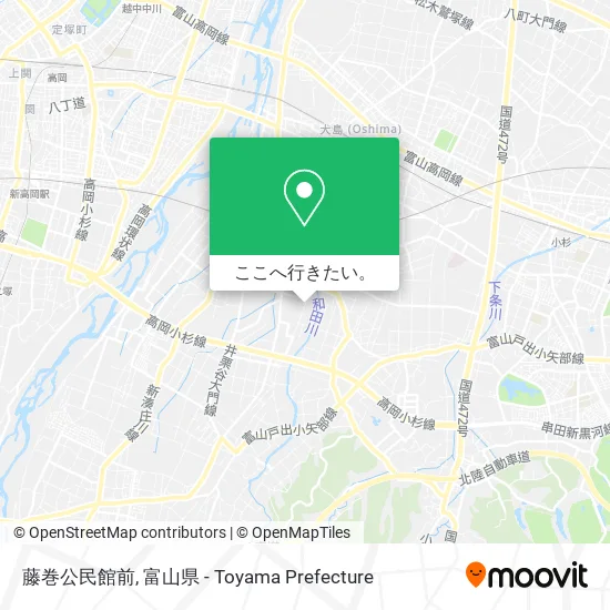 藤巻公民館前地図