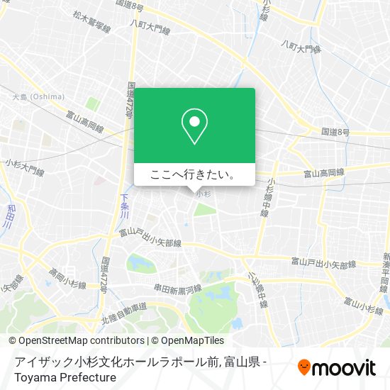 アイザック小杉文化ホールラポール前地図