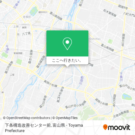 下条構造改善センター前地図