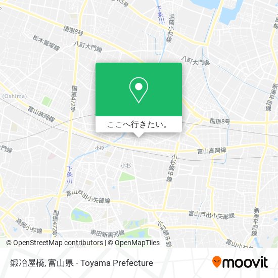 鍛冶屋橋地図