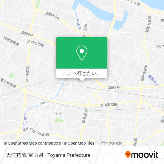 大江苑前地図