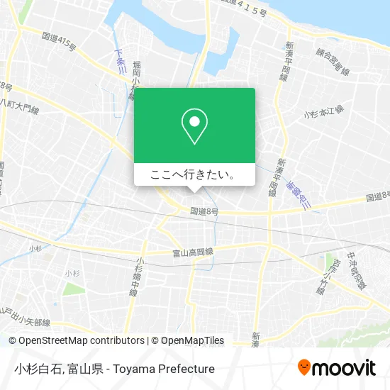 小杉白石地図