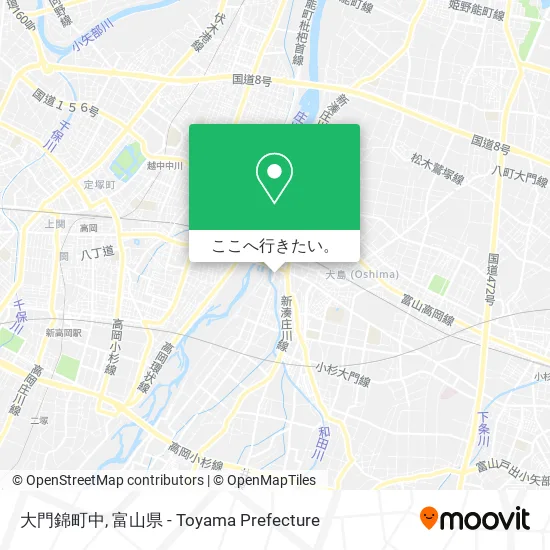 大門錦町中地図