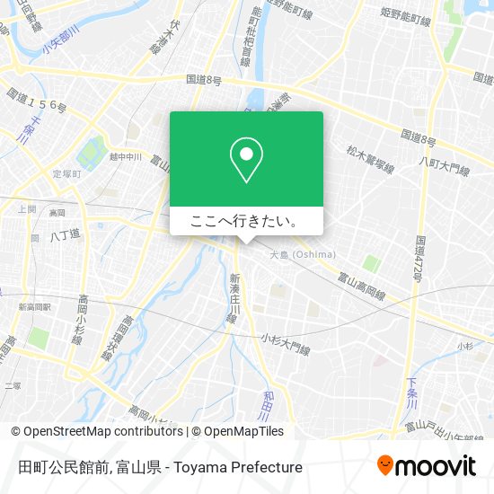 田町公民館前地図
