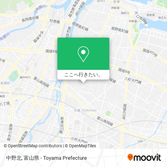 中野北地図