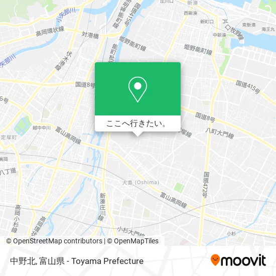 中野北地図