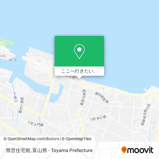 県営住宅前地図