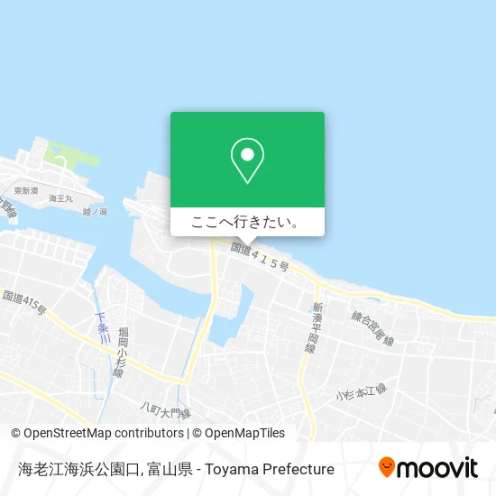 海老江海浜公園口地図