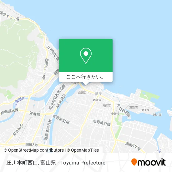 庄川本町西口地図