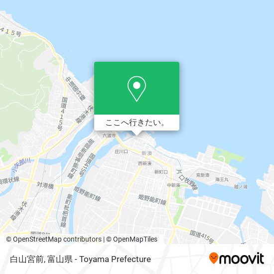 白山宮前地図