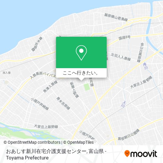 おあしす新川在宅介護支援センター地図