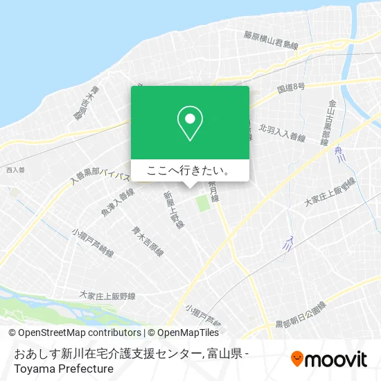 おあしす新川在宅介護支援センター地図