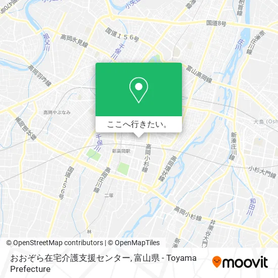 おおぞら在宅介護支援センター地図