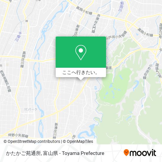 かたかご苑通所地図