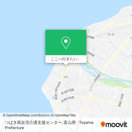 つばき苑在宅介護支援センター地図