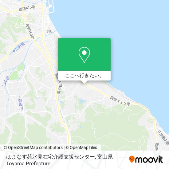 はまなす苑氷見在宅介護支援センター地図