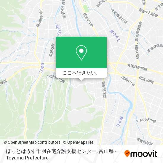 ほっとはうす千羽在宅介護支援センター地図