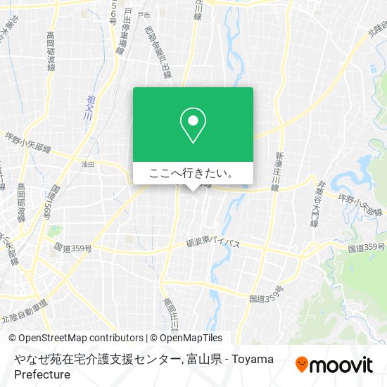 やなぜ苑在宅介護支援センター地図