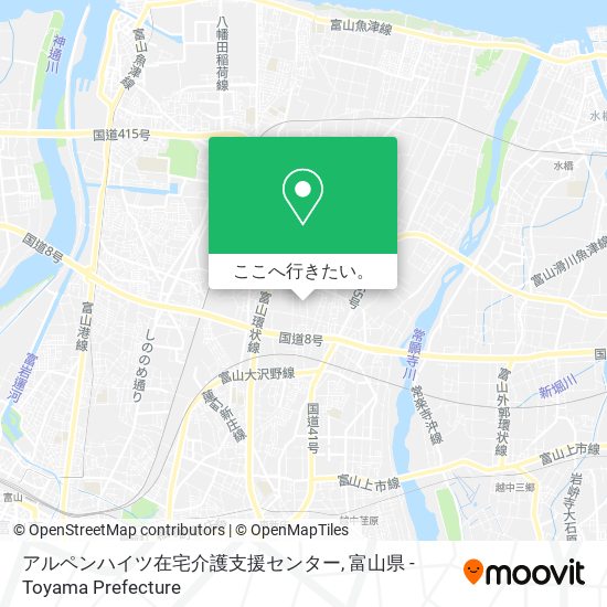 アルペンハイツ在宅介護支援センター地図