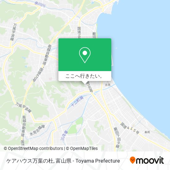 ケアハウス万葉の杜地図