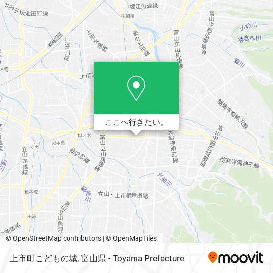 上市町こどもの城地図
