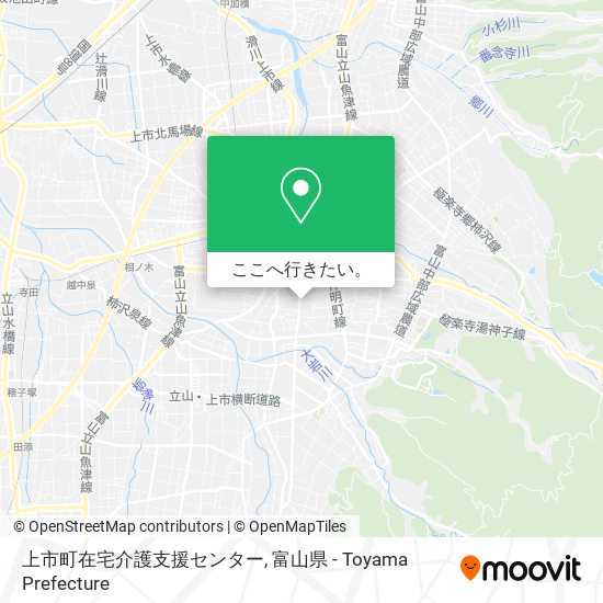 上市町在宅介護支援センター地図
