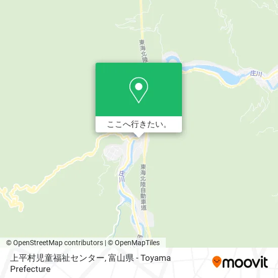 上平村児童福祉センター地図